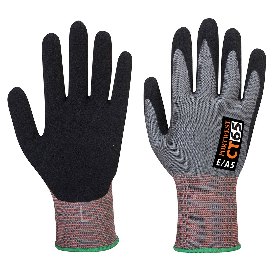 Guantes E Nitrilo Gris