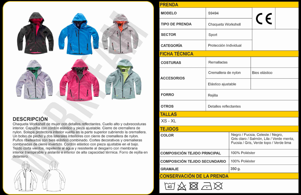 Chaqueta con capucha mujer