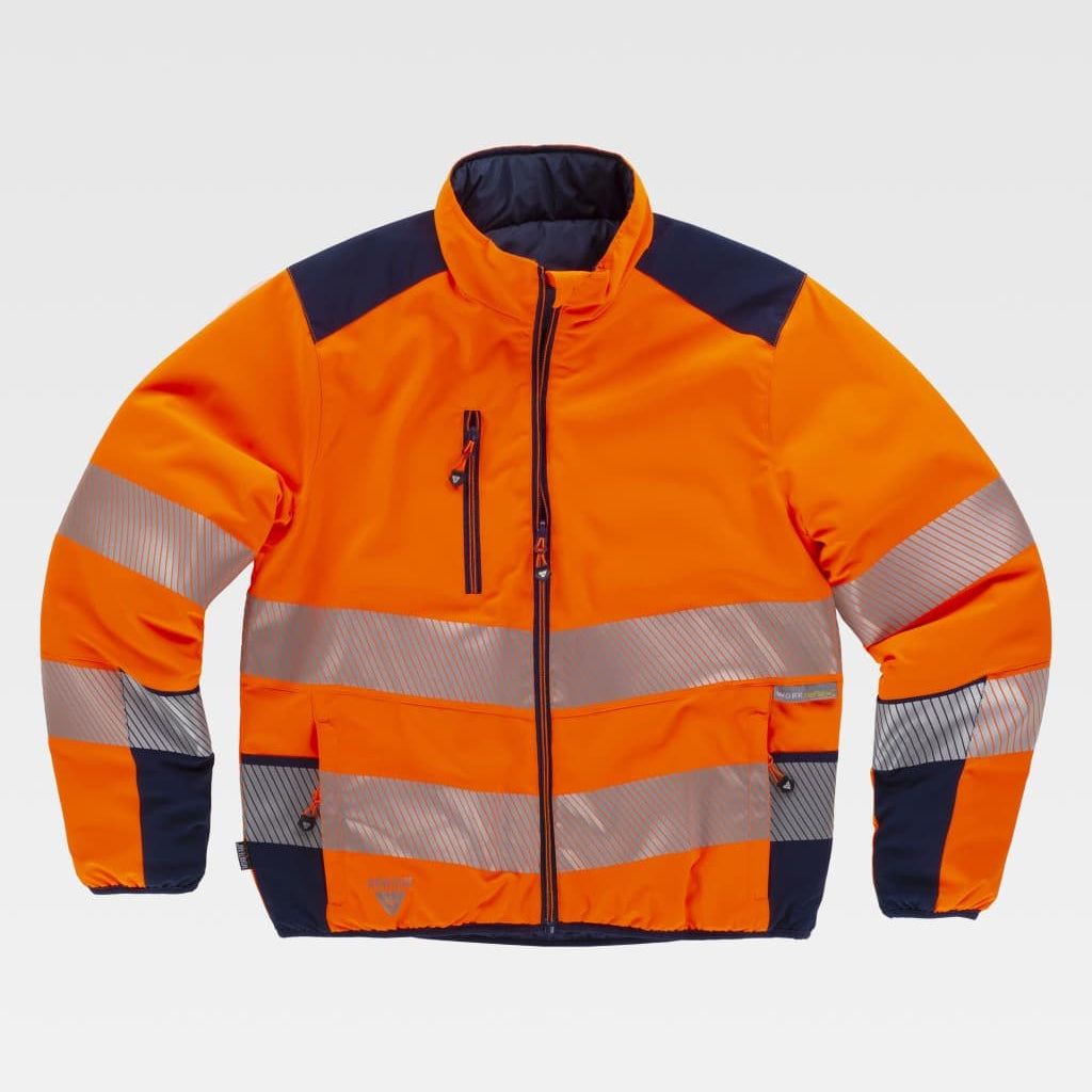 CAZADORA REVERSIBLE - FLUOR