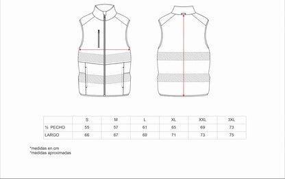 CHALECO REVERSIBLE - FLUOR