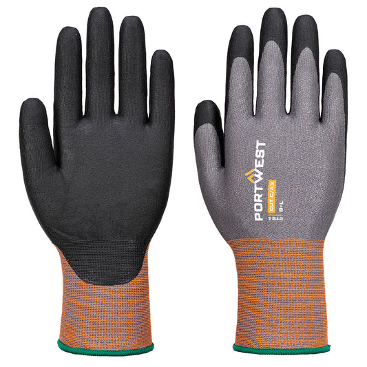 Guante de Nitrilo Ct Cut Gris/Negro