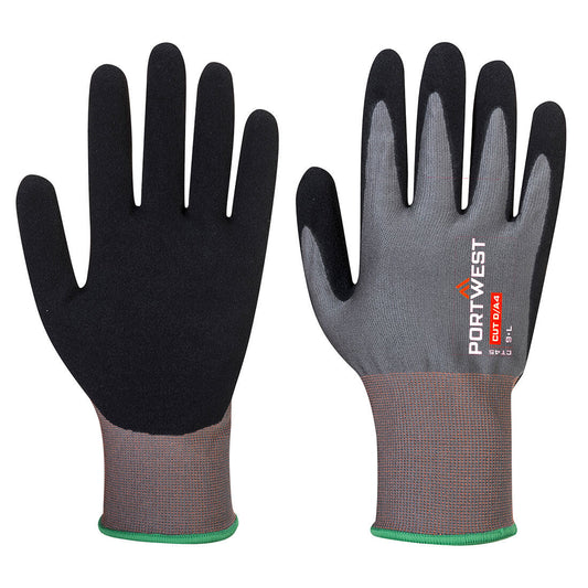 Guantes Nitrilo D Gris/Negro
