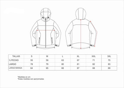 CHAQUETA IMPERMEABLE MONTAÑA