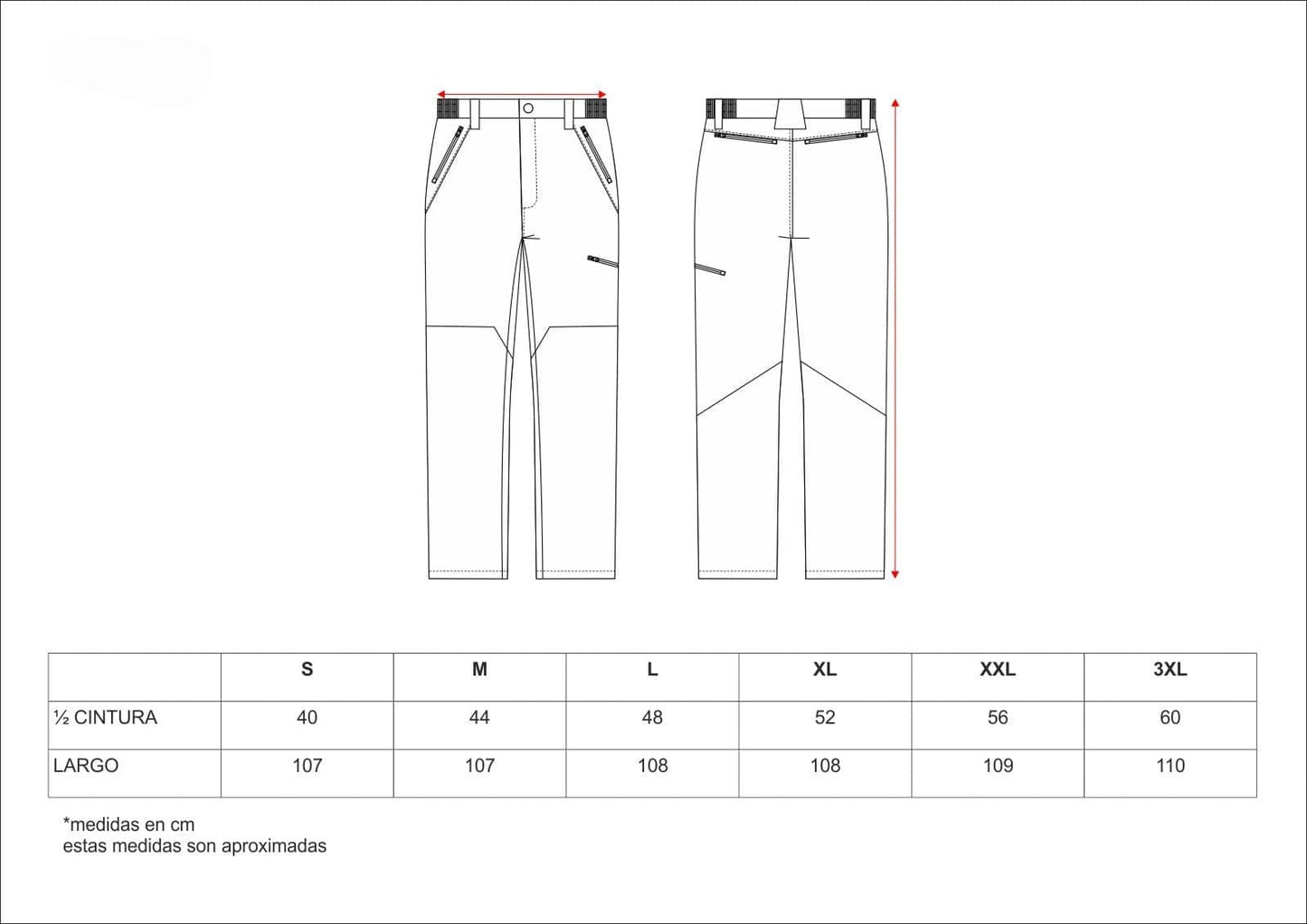 PANTALON HOJAS MONTAÑA