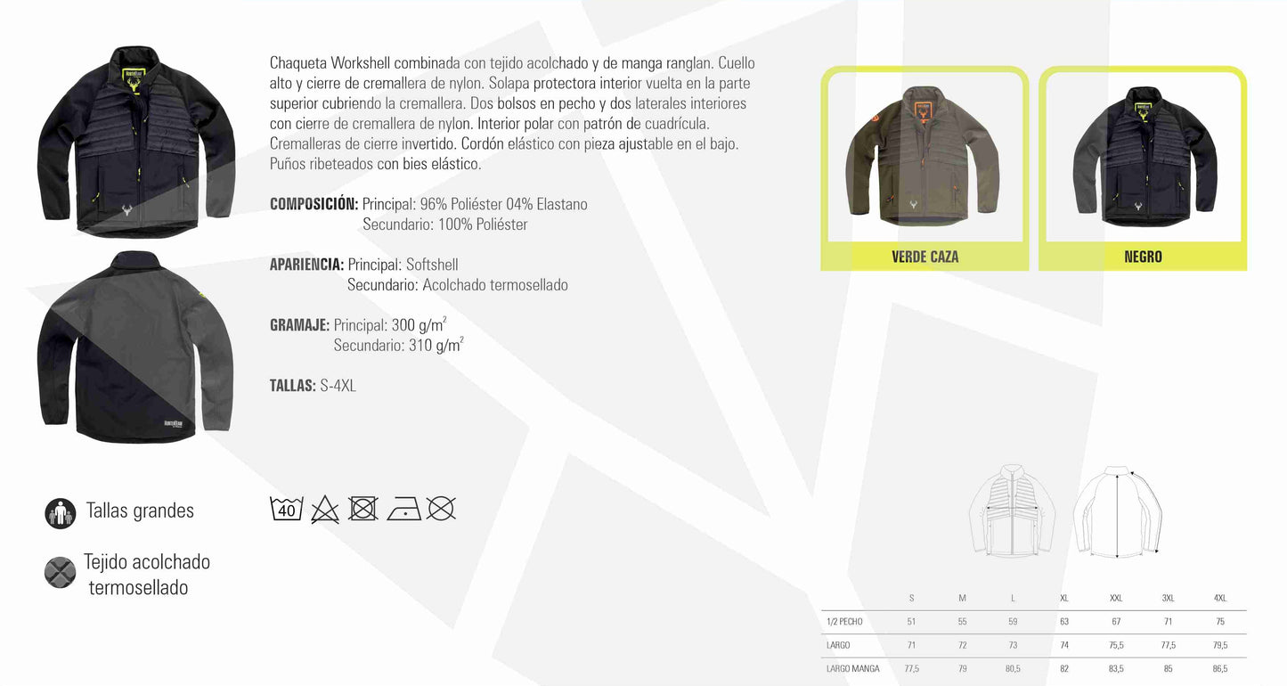 CHAQUETA ACOLCHADA MONTAÑA