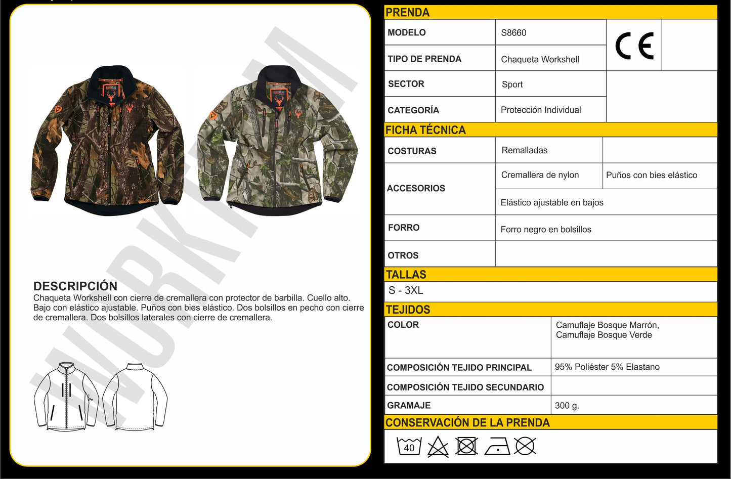 CHAQUETA HOJAS MONTAÑA