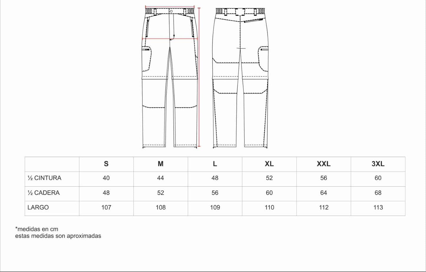 PANTALON DE MONTAÑA COMBINADO