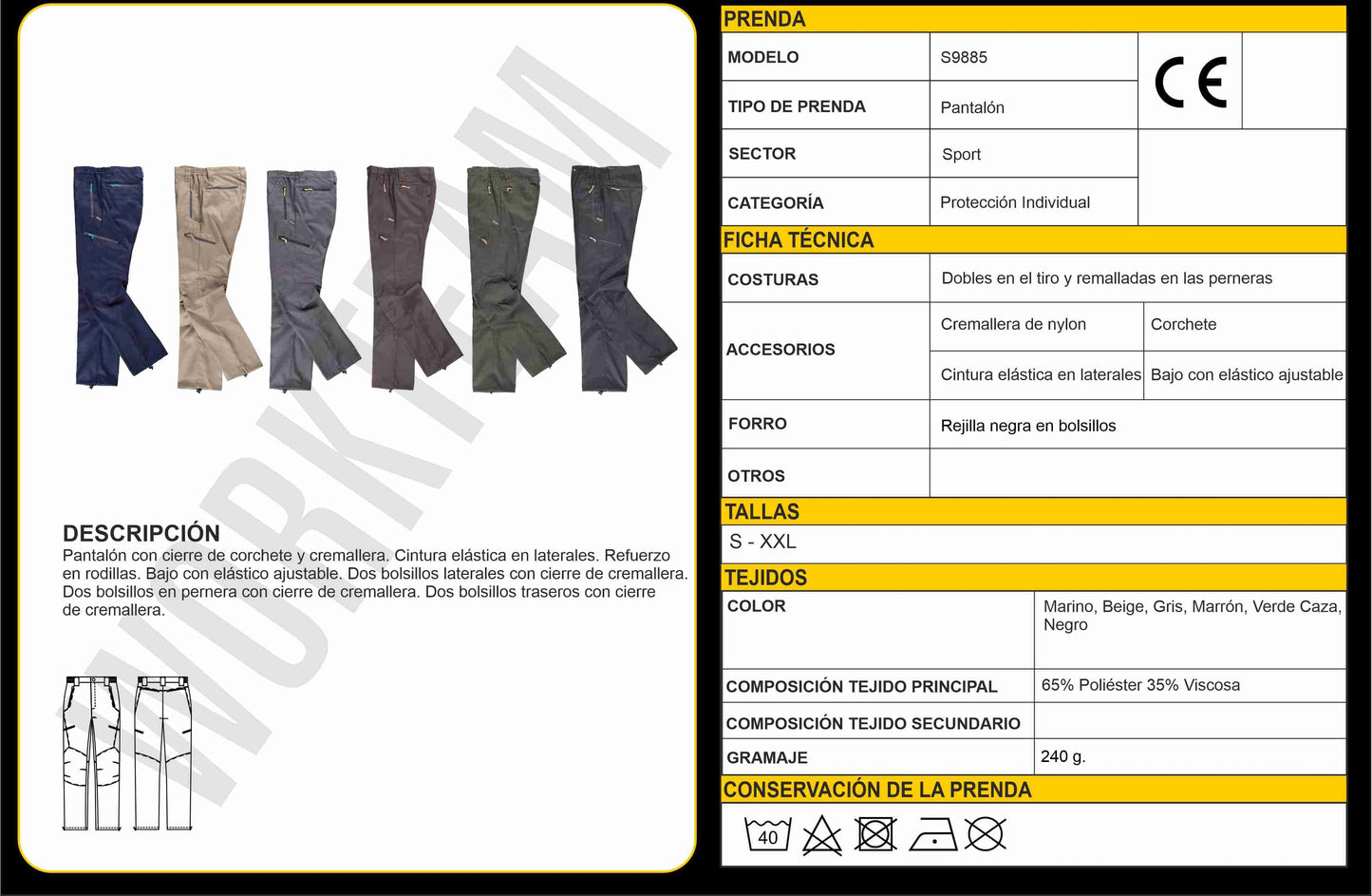 PANTALON DE MONTAÑA